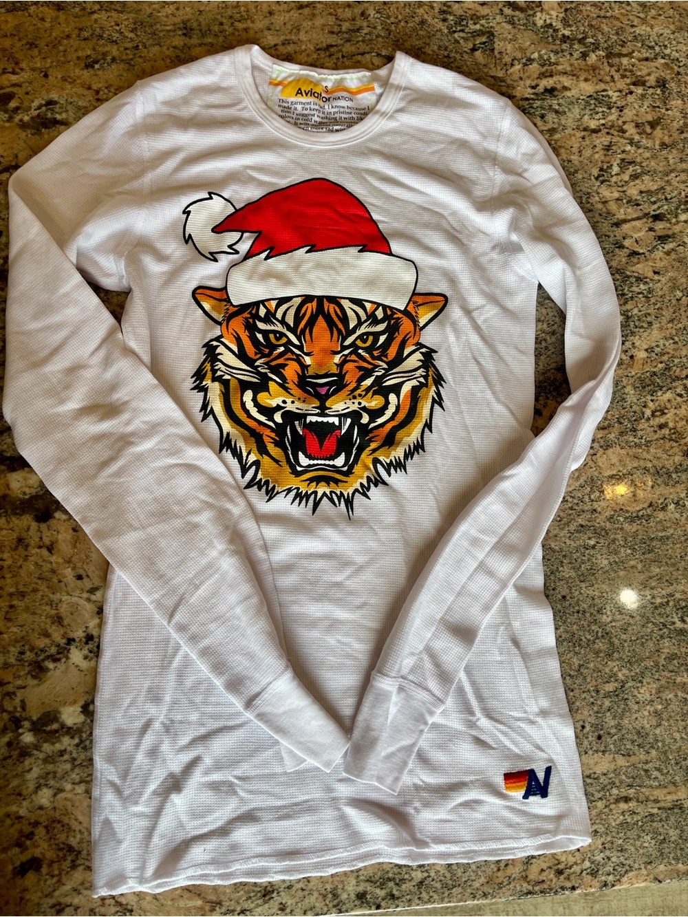 Limited edition Aviator Nation Santa Tiger Thermal